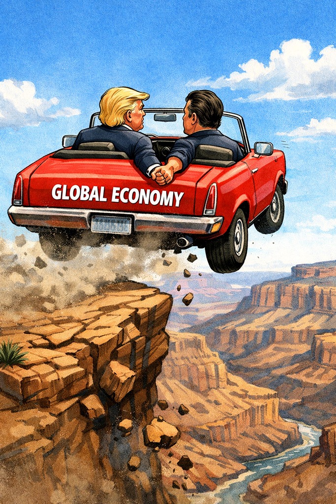Driving the global economy over a cliff Driving the global economy over a cliff